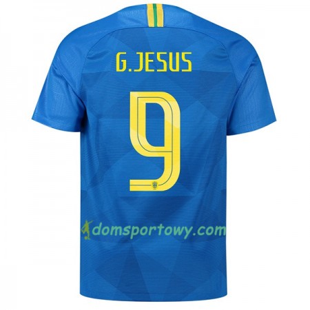 Koszulka Brazylia G.Gesus 9 Wyjazdowe Koszulki Piłkarskie Mistrzostwa Świata 2018